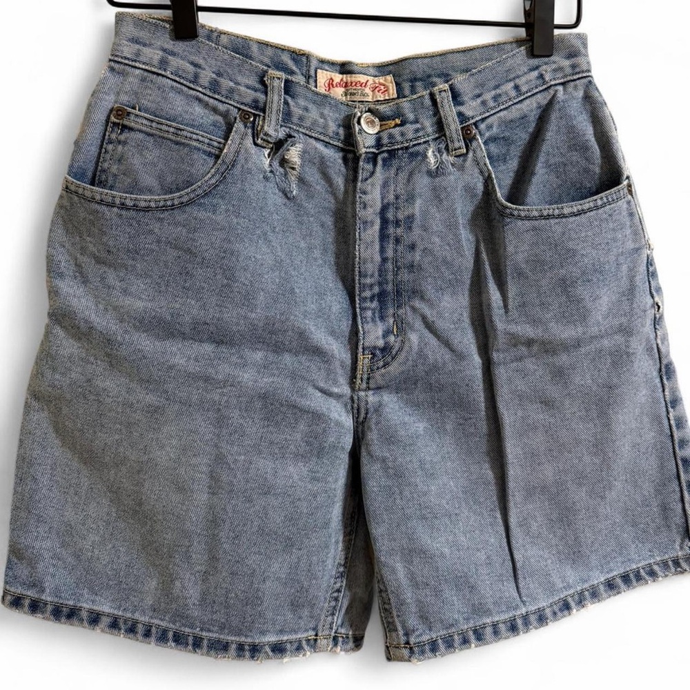 St. John’s Bay High-waisted Blue Denim Shorts